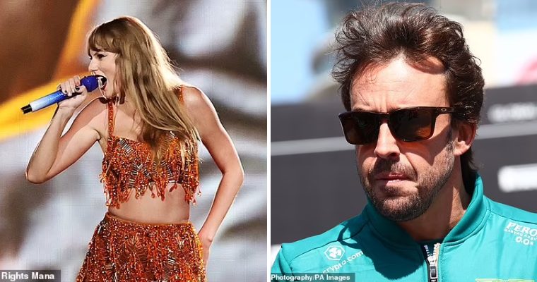 Fernando Alonso gives sharp 16-word answer as he's questioned over Taylor Swift dating rumours... while trying to focus on the return of Formula One