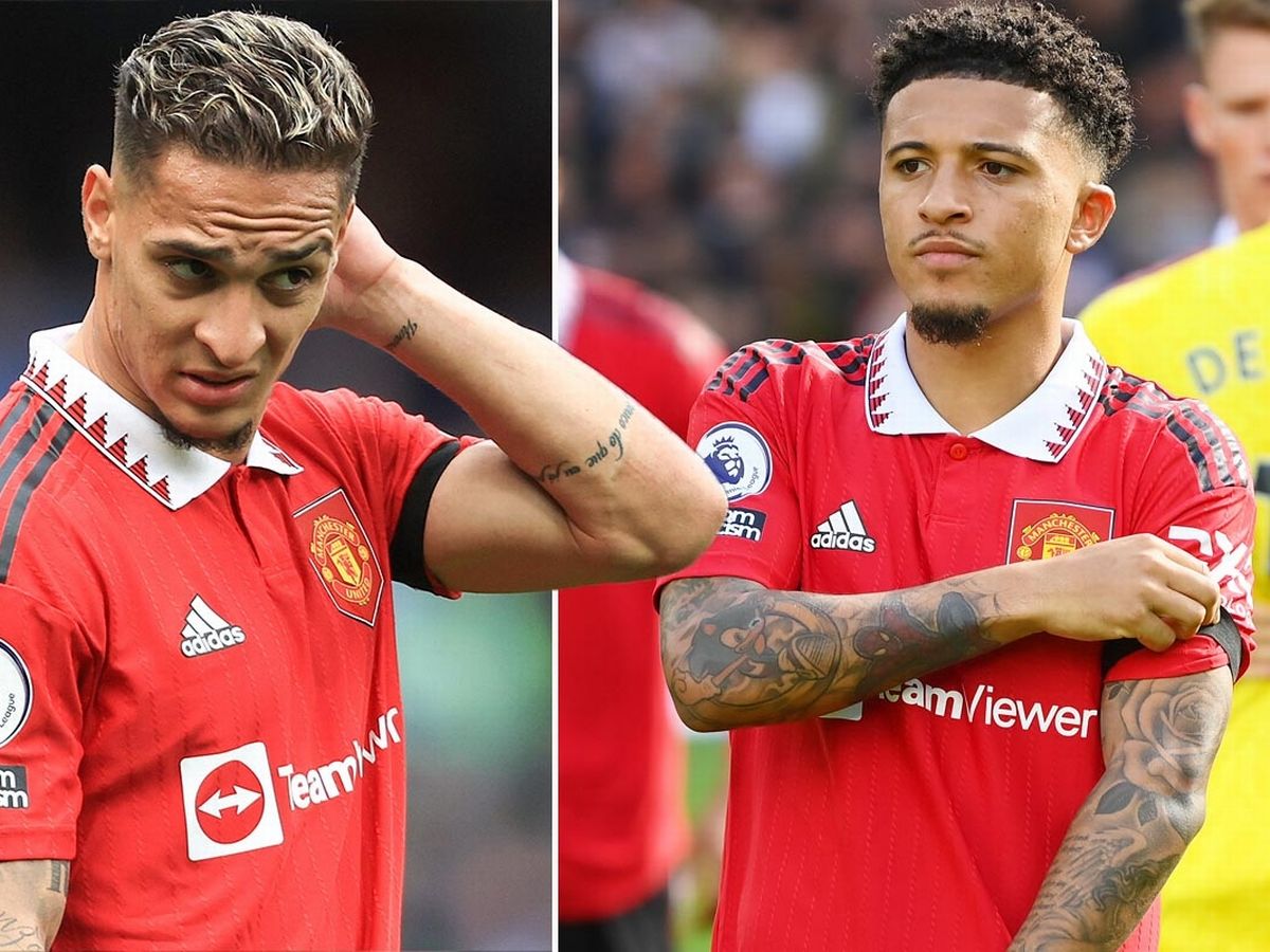 Man Utd stars Jadon Sancho and Antony told they were 'a waste of time' against Man City - Daily Star