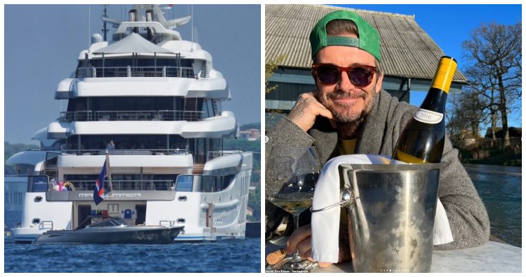 Inside the Man Utd legend’ £1.6million a WEEK super-yacht as “David Beckham and Victoria”