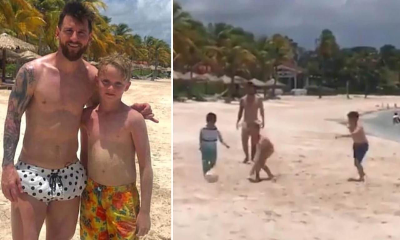 Lionel Messi holiday: British child from north London plays football with  Barcelona legend | Daily Mail Online