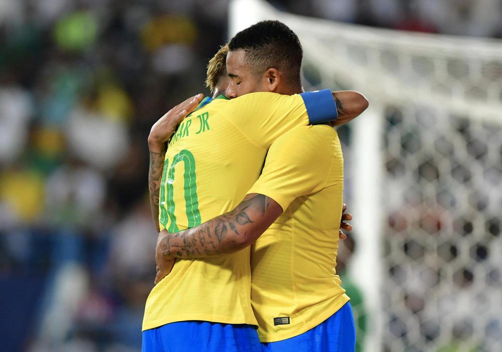 Happier Than Five Goals Of My Own – Neymar Praises Goalscorer Gabriel Jesus