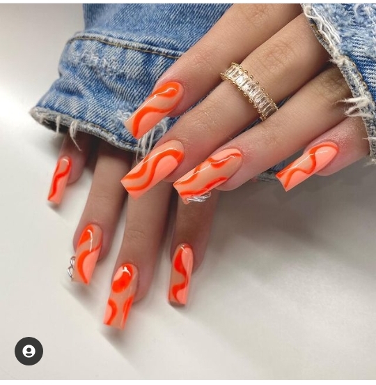 25 Fantastic Orange Nail Designs - The Glossychic