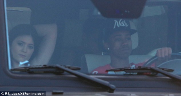 He's driving: Kylie allowed Lil Twist to drive despite his reputation behind the wheel