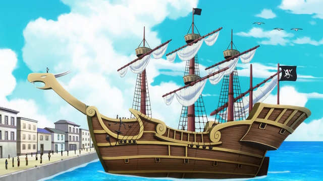 An image of Shanks's ship.