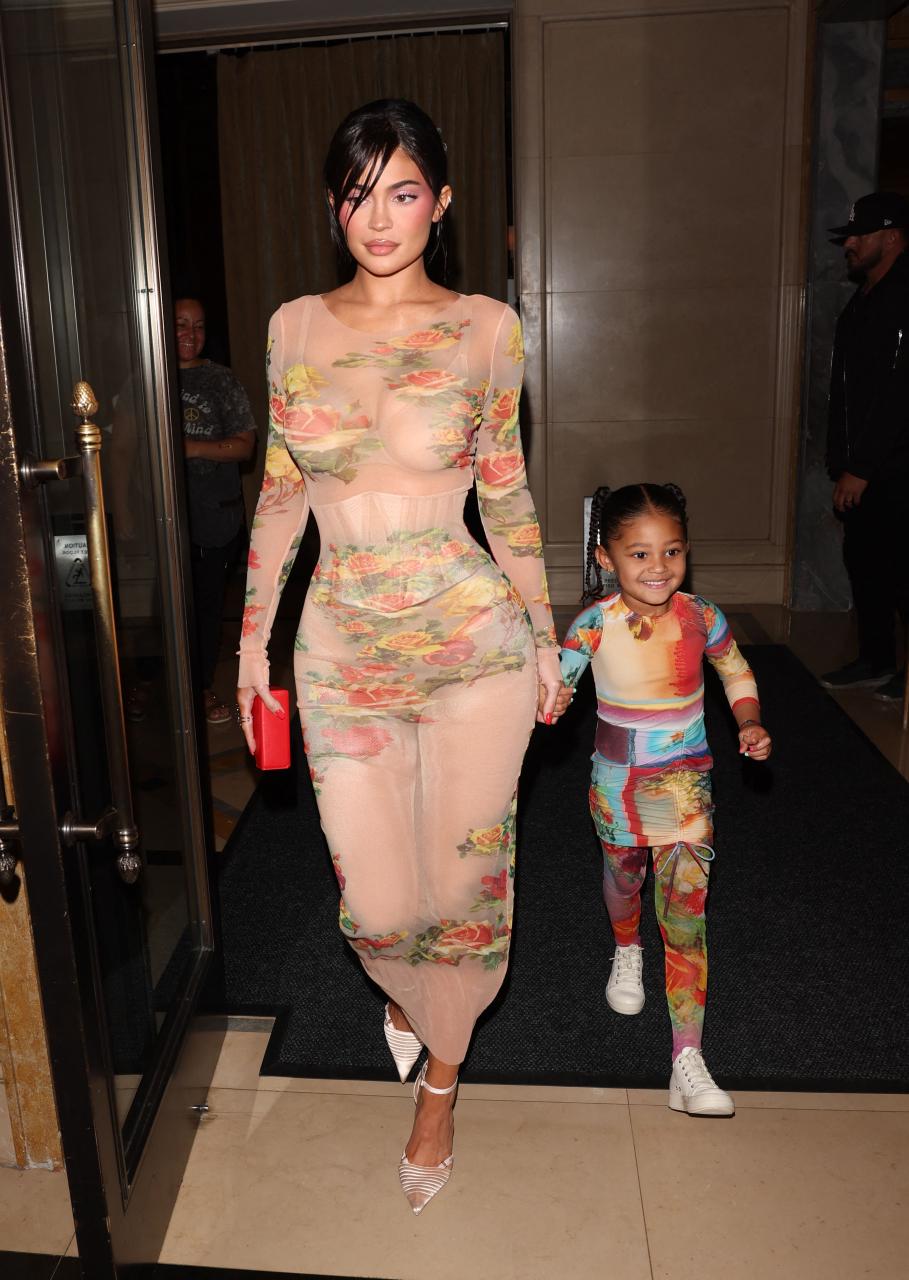 Some fans called Stormi's outfit inappropriate after Kylie and her daughter Stormi dressed in matching Jean Paul Gaultier outfits while heading to dinner in NYC